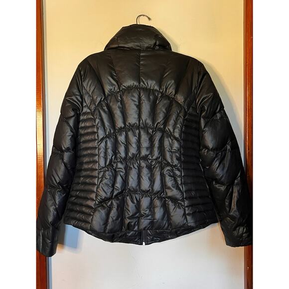 GUESS BLACK DOWN QUILTED PUFFER JACKET COAT SIZE M / MEDIUM - Picture 3 of 7